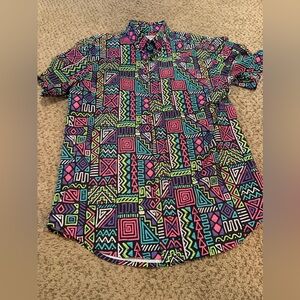 RSVLTS Vibrant Tribal Pattern Men's Shirt